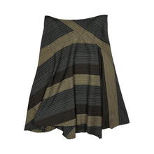 Load image into Gallery viewer, Women&#39;s Sunny Leigh Striped Asymmetrical Skirt - Size M
