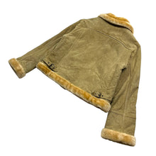 Load image into Gallery viewer, Women&#39;s Suede Shearling-Lined Pilot Jacket - Size L
