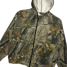 Load image into Gallery viewer, Ten Buck Realtree Hardwoods Camo Zip Up Hoodie - Size L
