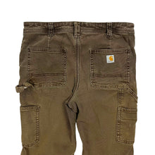 Load image into Gallery viewer, Distressed Carhartt For Women Flannel Lined Carpenter Pants - Size S
