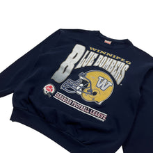 Load image into Gallery viewer, 1994 Winnipeg Blue Bombers CFL Crewneck Sweatshirt - Size M/L

