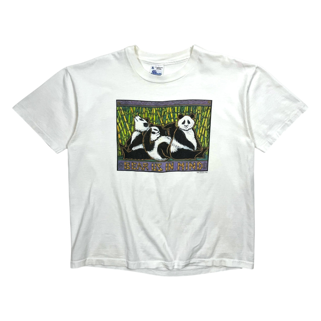 1994 Bear Us In Mind Panda Tee - Size XL