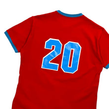 Load image into Gallery viewer, Braves Script Logo Sand Knit Southland Ringer Jersey - Size XL
