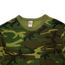 Load image into Gallery viewer, Woodland Camo USA Made Long Sleeve - Size L
