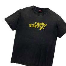 Load image into Gallery viewer, Sunbaked Flip Skateboards Really Sorry Video Promo Tee - Size L/XL
