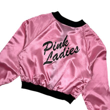 Load image into Gallery viewer, Women&#39;s Grease Pink Ladies Satin Costume Jacket - Size M
