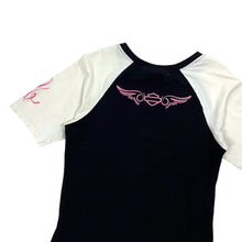 Load image into Gallery viewer, Women&#39;s Harley-Davidson Sparkle Script Logo Baseball Tee - Size XL
