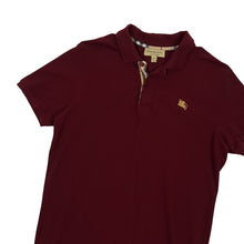 Load image into Gallery viewer, Burberry Nova Check Knit Polo - Size L
