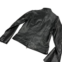 Load image into Gallery viewer, Women&#39;s Le Chateau Cafe Race Leather Biker Jacket - Size S
