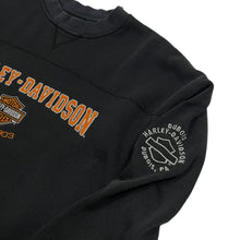 Load image into Gallery viewer, Harley-Davidson Spell Out Crewneck Sweatshirt - Size XL
