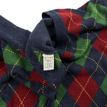 Load image into Gallery viewer, United Colors of Benetton Italian Made Argyle Knit Cardigan - Size L
