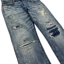 Load image into Gallery viewer, Polo By Ralph Lauren Varick Slim Repaired Denim Jeans - Size 34&quot;
