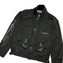 Load image into Gallery viewer, Ed Hardy By Christian Audigier Black Panther Jacket - Size L
