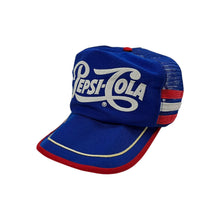 Load image into Gallery viewer, Pepsi-Cola Triple Stripe Mesh Trucker Hat - Adjustable
