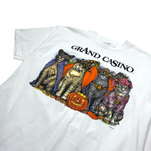 Load image into Gallery viewer, Grand Casino Halloween Cat Tee - Size XL

