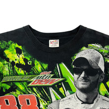 Load image into Gallery viewer, Dale Earnhardt Jr NASCAR Mountain Dew All Over Print Racing Tee - Size L
