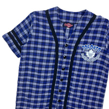 Load image into Gallery viewer, Toronto Maple Leafs Plaid Baseball Jersey - Size XL

