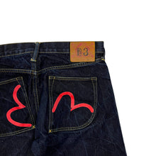 Load image into Gallery viewer, Evisu Selvedge Denim Shorts - Size 34"
