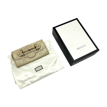 Load image into Gallery viewer, Gucci Guccissima Continental Horsebit Wallet - O/S
