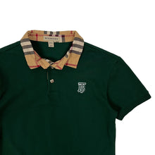 Load image into Gallery viewer, Burberry Nova Check Knit Polo - Size S
