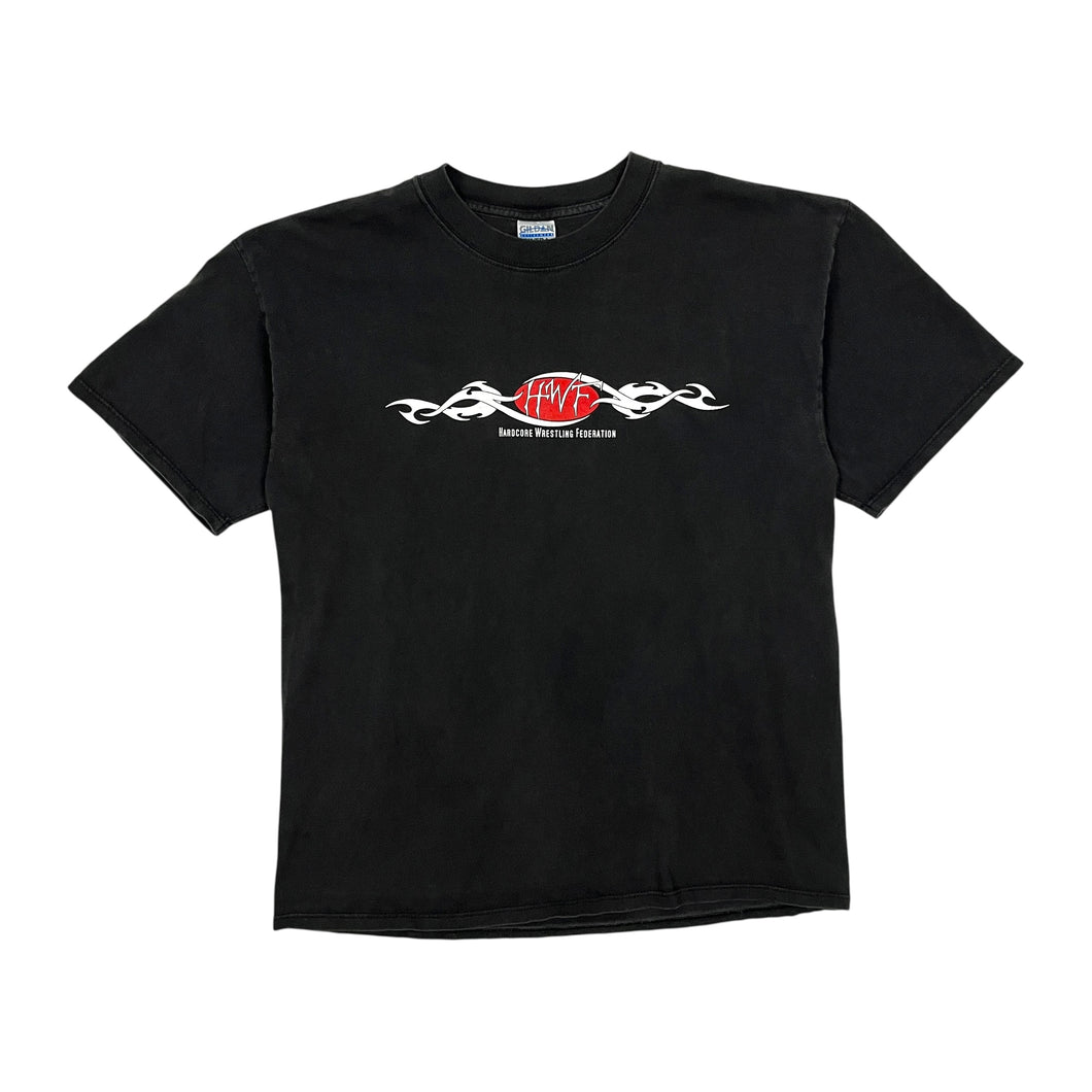 Hardcore Wrestling Federation Licensed To Thrill Tee - Size L
