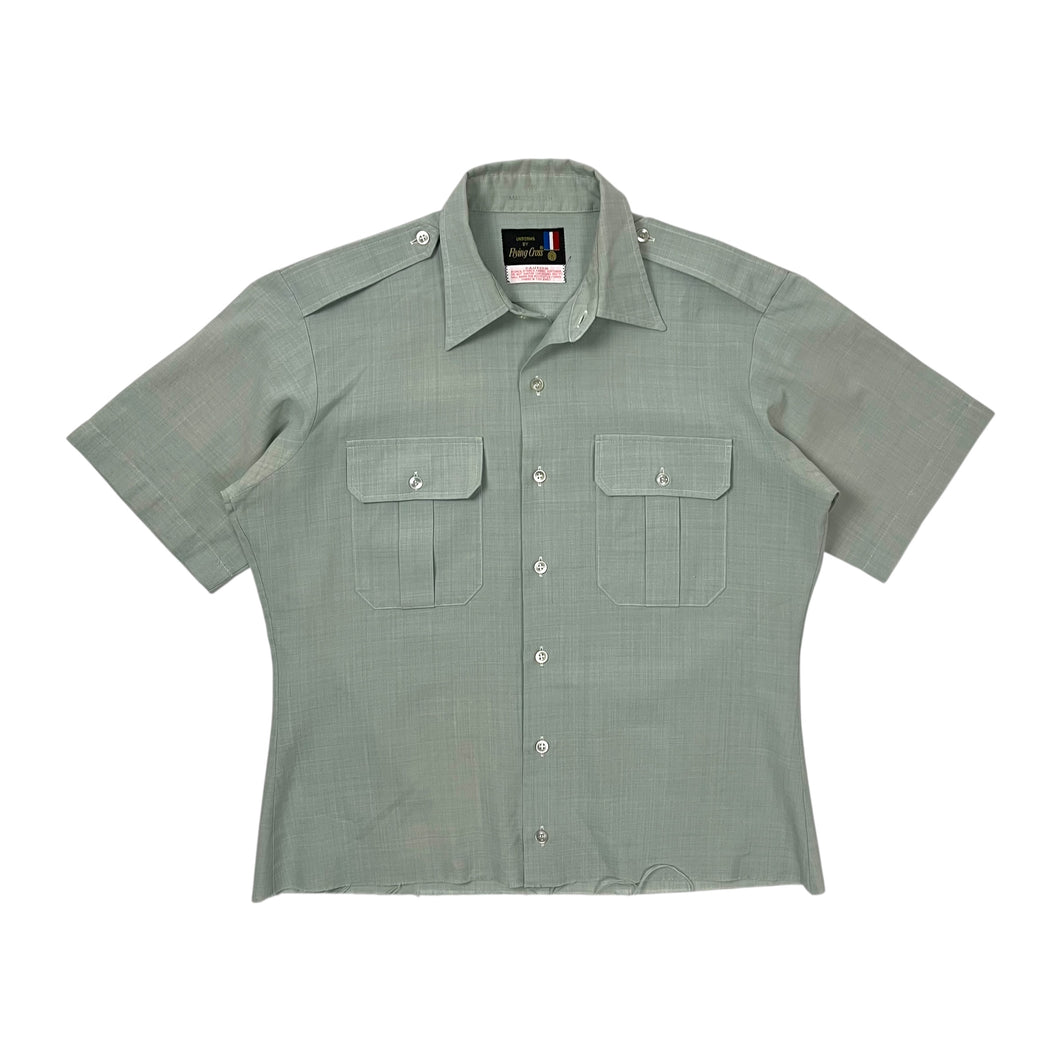 US Army Issued Officer's Raw Hem Shirt - Size M/L