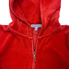 Load image into Gallery viewer, Women&#39;s Juicy Couture Crest Logo Velour Zipped Hoodie - Size S
