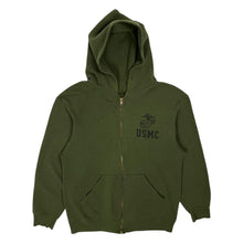 Load image into Gallery viewer, USMC Zip Up Hoodie - Size M
