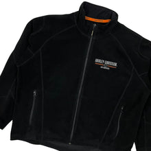 Load image into Gallery viewer, Harley-Davidson Paneled Fleece Zip Up Jacket - Size L/XL
