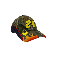 Load image into Gallery viewer, Jeff Gordon NASCAR Flame Realtree Strap Back Hat - Adjustable
