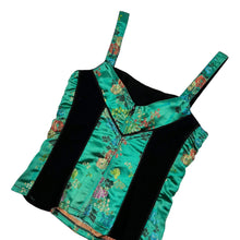 Load image into Gallery viewer, Deadstock Women&#39;s Tripp NYC Hot Topics Satin Floral Tank - Size M

