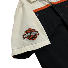 Load image into Gallery viewer, Harley-Davidson Staff Button Down Mechanic Shirt - Size L/XL
