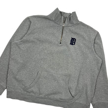 Load image into Gallery viewer, Detroit Tigers Quarter Zip Pullover Sweatshirt - Size XXL
