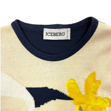 Load image into Gallery viewer, 1992 Iceberg History Disney&#39;s Daffy Duck Knit Sweater - Size L
