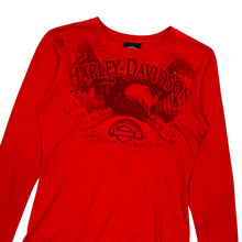 Load image into Gallery viewer, 2000 Women&#39;s Harley-Davidson Rhinestone Eagle Long Sleeve- Size M
