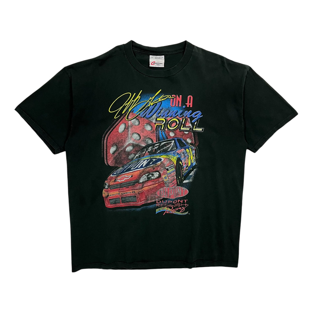 1998 Jeff Gordon Nothin' Lucky About It NASCAR  Tee - Size XL