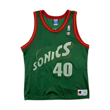 Load image into Gallery viewer, Champion Seattle Sonics Kemp 40 Basketball Jersey - Size L
