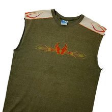 Load image into Gallery viewer, Tribal Flame Cut Off Tank - Size XL
