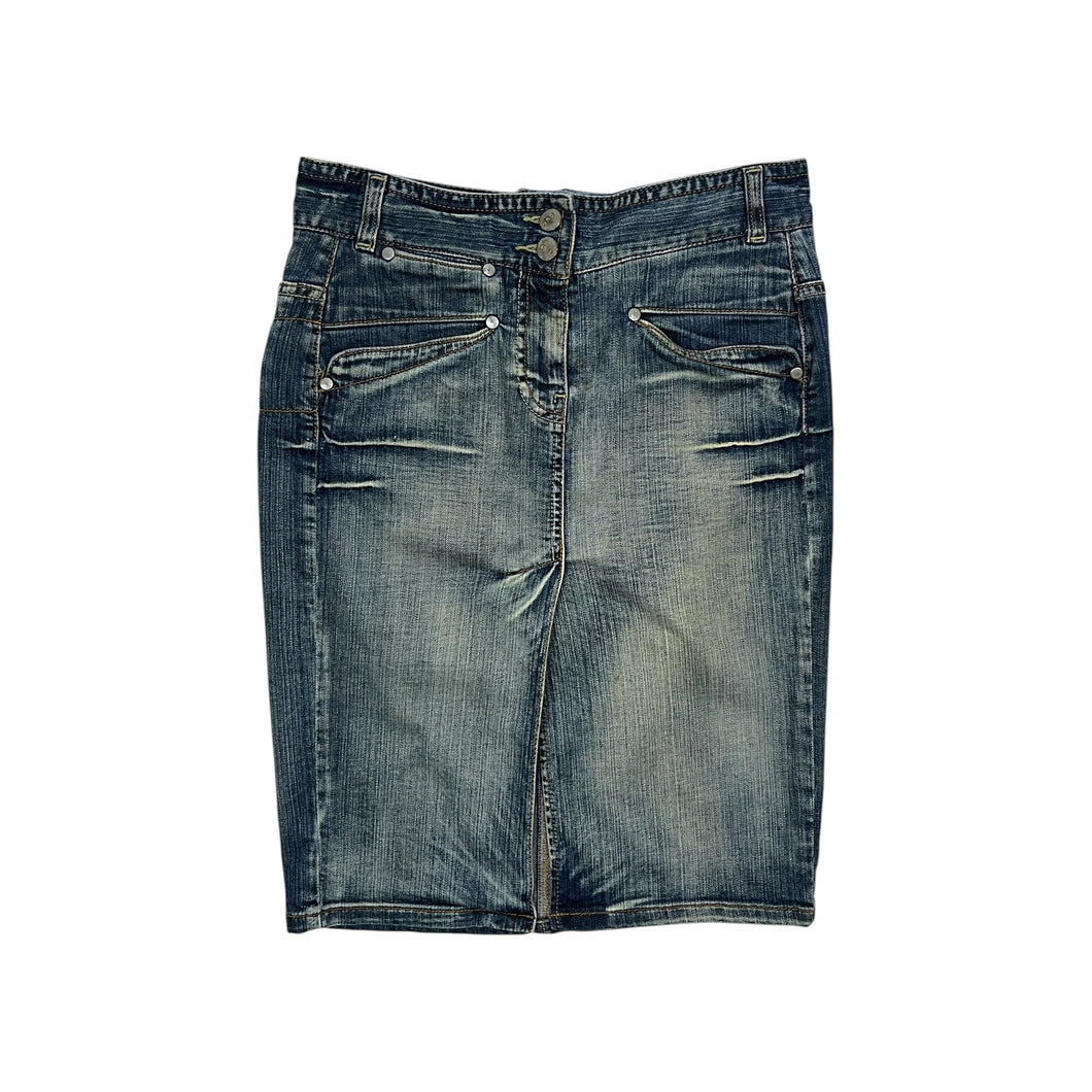 Women's French Connection United Kingdom Denim Midi Skirt - Size S