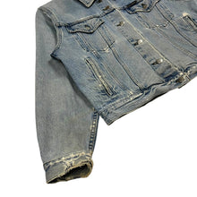 Load image into Gallery viewer, Distressed Harley-Davidson Denim Biker Jacket - Size S/M

