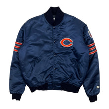 Load image into Gallery viewer, Chicago Bears Starter Pro Line Satin Bomber Jacket - Size L
