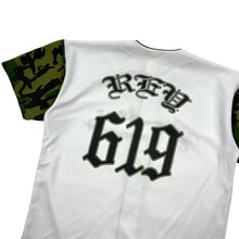 Load image into Gallery viewer, Rey Mysterio 619 Two Tone Camo WWE Baseball Jersey - Size XL
