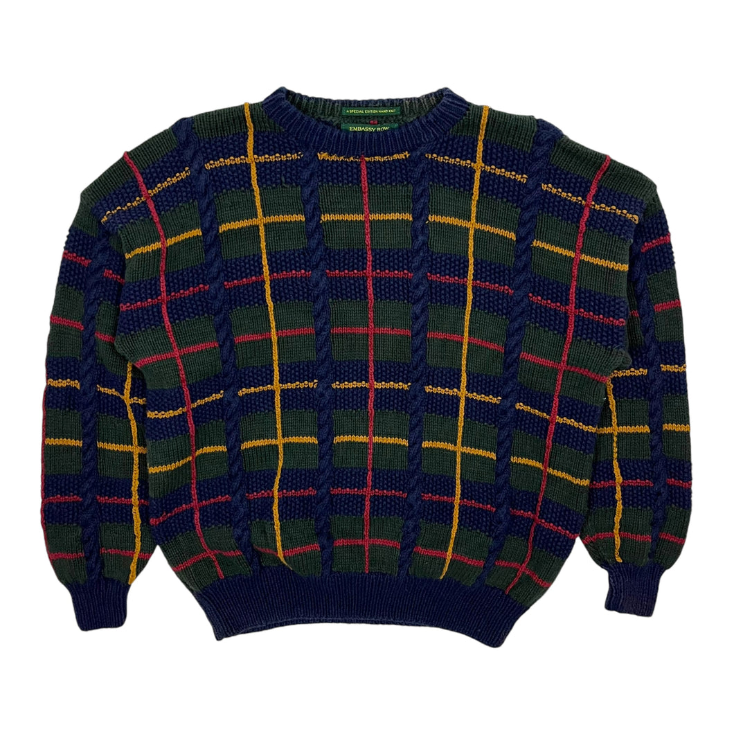 Heavy Weight 3D Hand Knit Sweater - Size L/XL