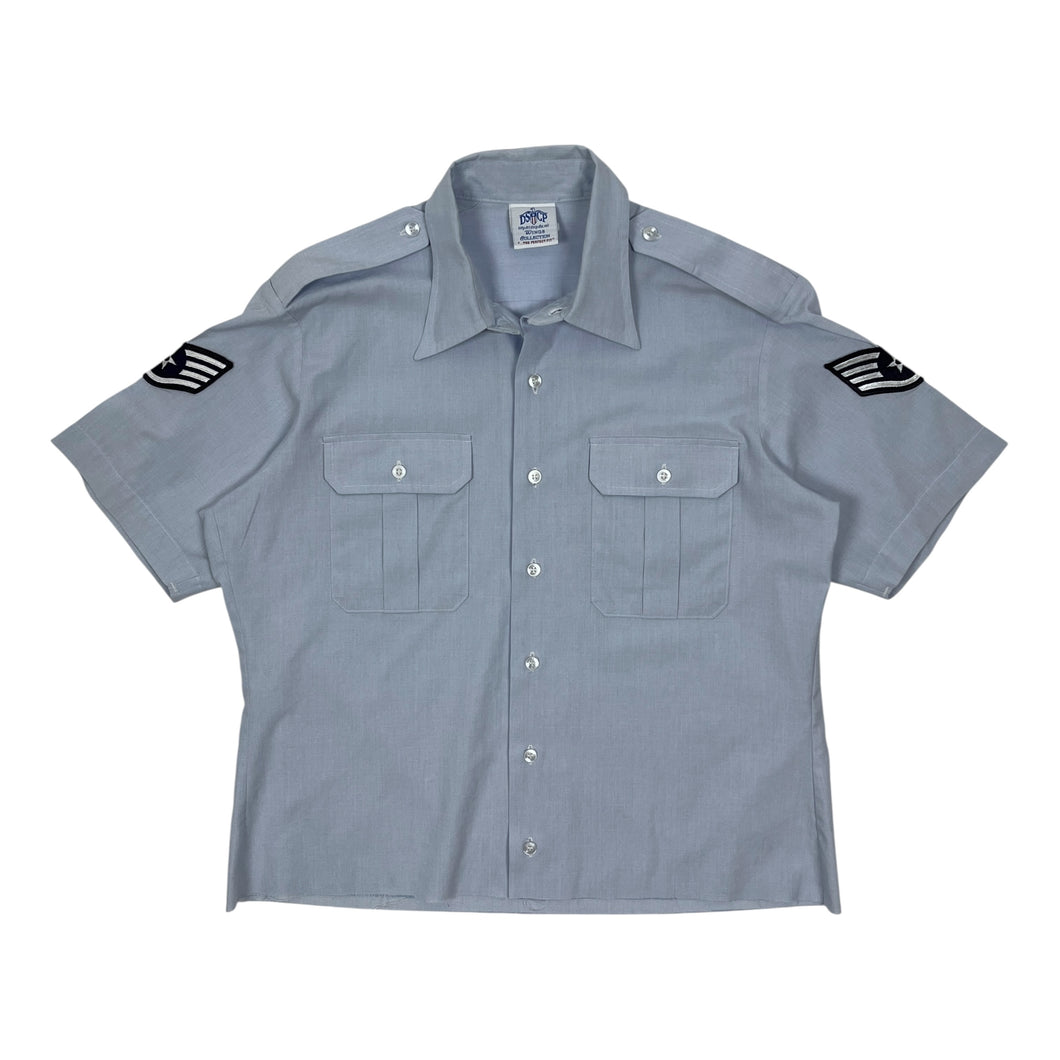 US Air Force Raw Hem Uniform Shirt - Size M