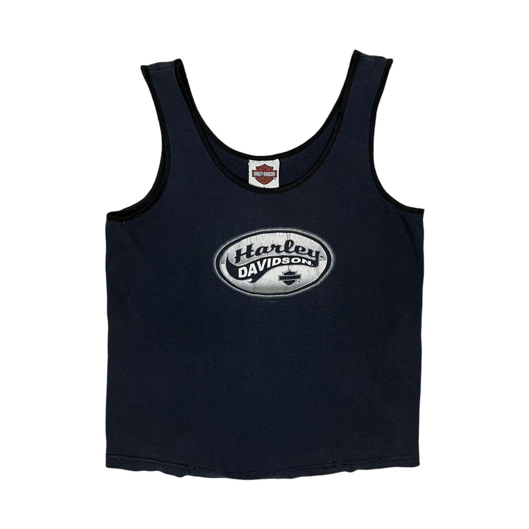 2002 Women's Harley-Davidson Tonal Tank - Size L