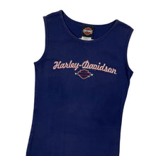 Load image into Gallery viewer, Women&#39;s Harley-Davidson Embroidered Rhinestone USA Tank - Size S
