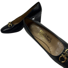 Load image into Gallery viewer, Women's Ferragamo Horse Bit Pumps - Size 6.5
