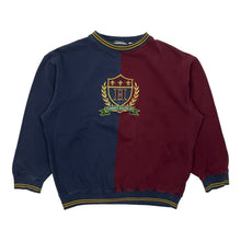Load image into Gallery viewer, Tommy Hilfiger Two Tone Split Crest Crewneck - Size M
