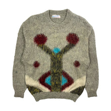 Load image into Gallery viewer, Japanese Mohair Shag Abstract Knit Sweater - Size XL
