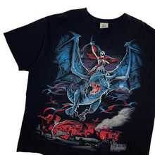 Load image into Gallery viewer, Liquid Blue Skeleton Dragon Rider Tee - Size XL
